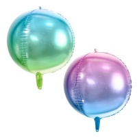 Palloncino orbz sfumato - 35 cm - PartyDeco