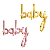 Palloncino scritta Baby da 73,5 x 75,5 cm - PartyDeco