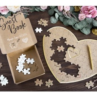 Puzzle di 85 pezzi a forma di cuore - 45 x 35,5 cm