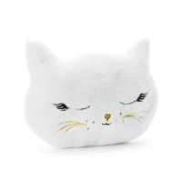 Peluche gatto bianco - 40 x 29 cm