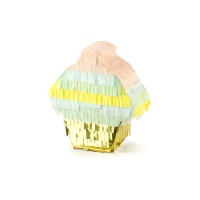 Mini pignatta 3D a forma di cupcake di 10 cm