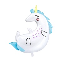 Palloncino XL unicorno allegro 70 x 75 cm - PartyDeco