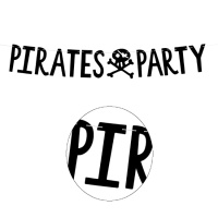 Festone party dei pirati 2,00 m