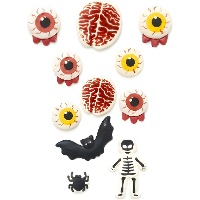 Figure di zucchero assortite per Halloween - Scrapcooking - 8 pezzi