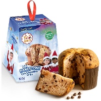 Panettone con cioccolato dell'Elfo divertente da 100 gr