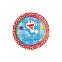 Piatti Doraemon da 20 cm - 10 unità