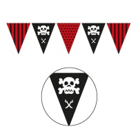 Festone bandierine pirati - 5,00 m