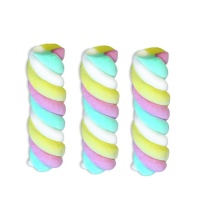 Marshmallow multicolore intrecciati - Fini finitronc twistis - 125 unità