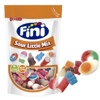 Sacchetto di gelatine assortite e mini liquirizia con confetti - Fini Sugar Shuffle - 165 gr