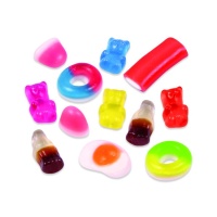 Sacchetto assortito di gelatine e liquirizia mini - Fini clear little mix - 90 g