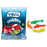 Squali multicolore - Fini jelly sharks - 90 g