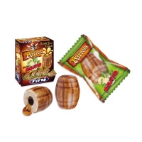Chewing gum barile ripieno mojito - confezione individuale - Fini Pirate barrels - 200 unità