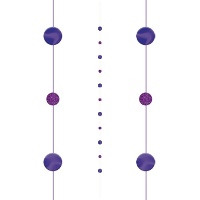 Striscia decorativa per palloncini con cerchi - 1,82 m