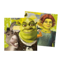 Servillette Shrek 16,5 x 16,5 cm - 20 pezzi