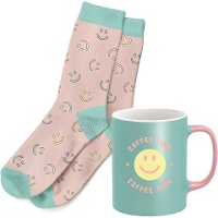 Set regalo tazza e calzini Smile