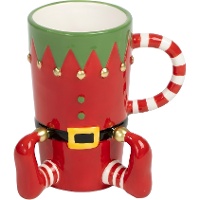 Tazza da 414 ml a forma di elfo natalizio