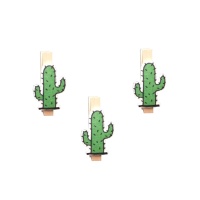 Pinzetta verde per cactus 4,8 cm - 3 pz.