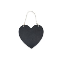 Cartello lavagna a cuore 20 x 19 cm