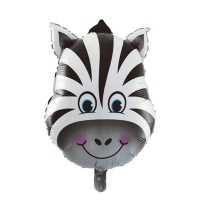 Palloncino testa zebra - 43 x 55 cm