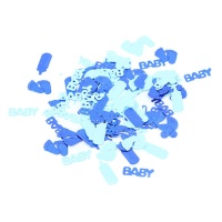 Coriandoli azzurri Baby Shower - 15 g