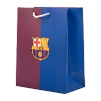 Borsa regalo 32 x 26 x 12 cm blaugrana doppia
