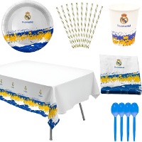Kit festa Real Madrid - 8 persone