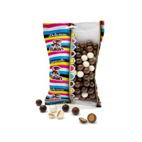 Mini palline di cereali ricoperte ai 3 cioccolati - 85 g