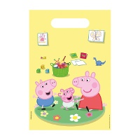 Sacchetti di carta Peppa Pig Giochi - 8 pezzi
