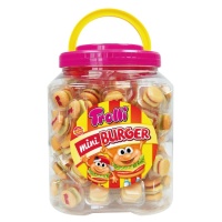 Secchiello di mini hamburger - confezione singola - Trolli - 90 unitá