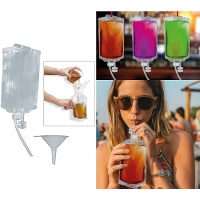 Borse in stile flebo per bevande - 10 pezzi