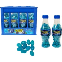 Bibite ripiene di caramelle al gusto di mirtillo - 60 g, confezione da 12 unità