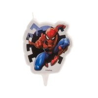 Candela Spiderman 7,5 x 6,5 cm - 1 pezzo