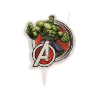 Candelina Hulk Avengers 7 cm - 1 unità