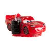 Candela decorativa Cars 8cm - 1 pezzo