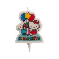 Candelina decorativa Hello Kitty da 7 cm - 1 unità