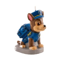 Candela 3D Paw Patrol Paw Patrol Chase 8 cm - 1 pezzo