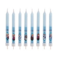 Candele Frozen 8,5 cm - 8 unità