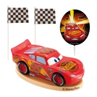 Decorazione per torta Cars Saetta McQueen - 4 unità