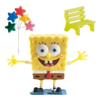 Kit decorazione torta SpongeBob - 3 unità