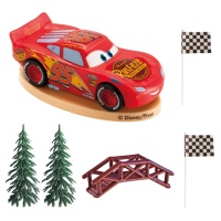 Decorazione per torta Cars - 6 pezzi