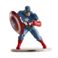 Statuina torta Capitan America da 8 cm - 1 unità