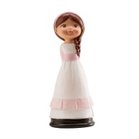 Statuina torta Prima Comunione bambina classica - 13 cm