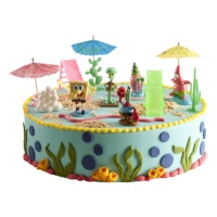 Decorazioni per torte SpongeBob SquarePants - 12 unità