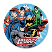 Cialda commestibile Justice League 20 cm