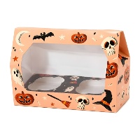 Scatola per 2 cupcakes Halloween Boo - Azucren