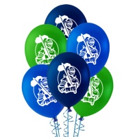 Palloncini in lattice disegno medievale 25 cm - 6 unità