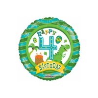 Palloncino rotondo 4 anni - 46 cm