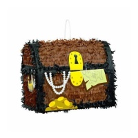 Pignatta 3D forziere pirati da 26 x 30 x 22 cm