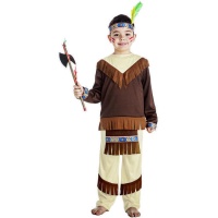 Costume indiano Apache scuro da bambino