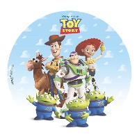 Cialda decorativa per torta Toy Story - 20 cm